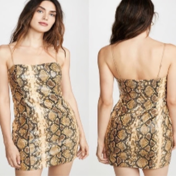New! Likely Hayley snake- python dress 🐍 sz 6 NWT! - Picture 3 of 16